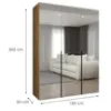 Obrazek Szafa Alicante III 150 artisan czarny