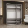 Obrazek Szafa Alicante III 150 kaszmir/czarny