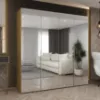 Obrazek Szafa Alicante III 200 artisan srebrny