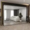 Obrazek Szafa Alicante III 300 biały/srebrny