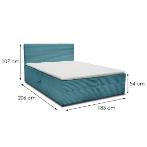 Obrazek Łóżko Calipso V 180x200 Tilia 75 turkusowy