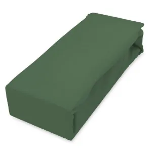 Prześcieradło jersey z gumką 140x200 zielony