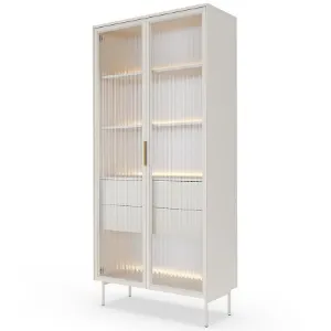 Witryna Lumi Wys A 91 2d2s + Led Kaszmir