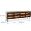 Obrazek Rtv Lumi 181 4d + Led D.Dunin + Czarny