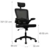 Obrazek Fotel Biurowy Lvn System Ergo Lite Czarny Lv2115