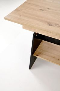 Obrazek Ławostół Vero rozkładany dąb artisan/czarny