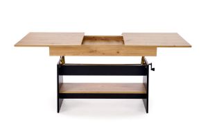 Obrazek Ławostół Vero rozkładany dąb artisan/czarny