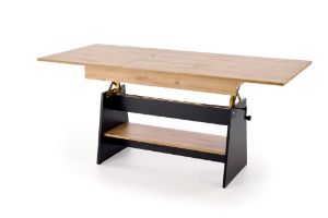 Obrazek Ławostół Vero rozkładany dąb artisan/czarny