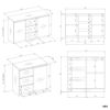 Obrazek Komoda Ant 3D6S kaszmir