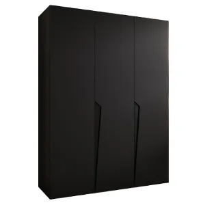 Szafa Piano 1-150 czarny/czarny