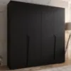 Obrazek Szafa Piano 1-200 czarny/czarny