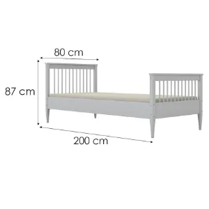 Obrazek Łóżko Emilia 80x200 biały