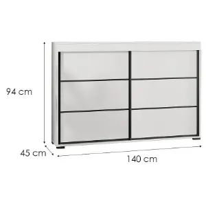 Obrazek Komoda Tanger 140 Biały