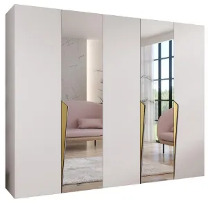 Szafa Piano 2-250 biały/złoty