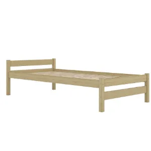 Łóżko Aleks 90x200 naturalne, nielakierowane