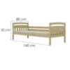 Obrazek Łóżko Tosia standard 80x160 naturalne, nielakierowane