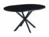 Obrazek Stół Gaston okrągły rozkładany blat 100-135 cm czarny