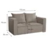 Obrazek Sofa Luso Ontario 3 lewostronna