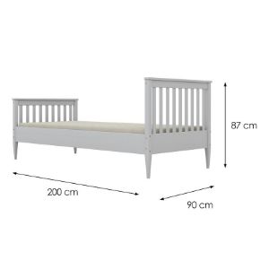 Obrazek Łóżko Ignaś 90x200 biały