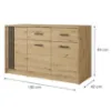 Obrazek Komoda Canada Cd-4   Artisan  U. Czarne