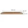 Obrazek Półka Ligno 100 13223 Naturalna