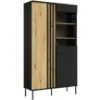 Obrazek Witryna 2D Rimini 01 czarny/artisan