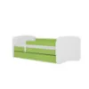 Obrazek Łóżko dziecięce Babydreams+Sz+M Zielony 80x160