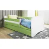 Obrazek Łóżko dziecięce Babydreams+Sz+M Zielony 80x160