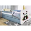 Obrazek Łóżko dziecięce Babydreams+SZ+M niebieski 80x180 panda 2