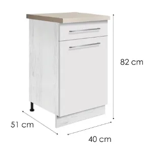 Obrazek Szafka kuchenna Creativa 3D biały