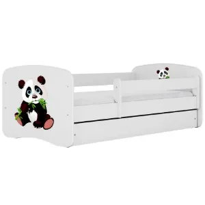 Łóżko dziecięce Babydreams+SZ+M biały 80x180 panda 2