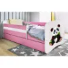 Obrazek Łóżko dziecięce Babydreams+SZ+M różowy 70x140 panda 2