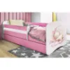 Obrazek Łóżko dziecięce Babydreams+SZ+M różowy 80x160 sen