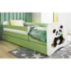 Obrazek Łóżko dziecięce Babydreams+SZ+M zielony 80x180 panda 2