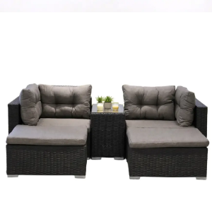Obrazek Komplet technorattan Centros black