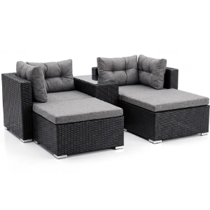 Obrazek Komplet technorattan Centros black