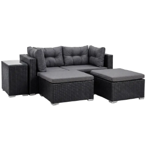 Obrazek Komplet technorattan Centros black