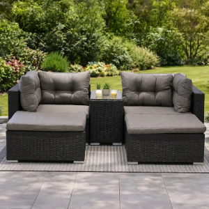 Obrazek Komplet technorattan Centros black
