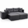 Obrazek Komplet technorattan Centros black
