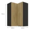 Obrazek Szafka kuchenna Cremona BL 60X60 GN-90 2F (90°)