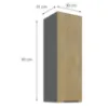 Obrazek Szafka kuchenna Cremona ANT 30G-90 1F