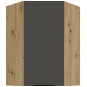 Szafka kuchenna Aria-GR/AR anti fingerprint 60X60 GN-90 1F (45°)