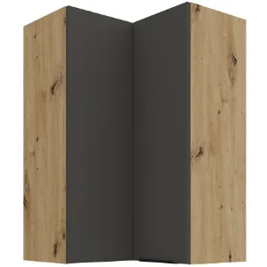 Szafka kuchenna Aria-GR/AR anti fingerprint 60X60 GN-90 2F (90°)