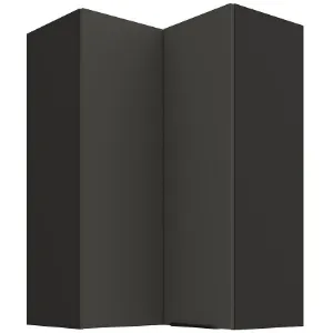 Szafka kuchenna Aria-GR/BL anti fingerprint 60X60 GN-90 2F (90°)