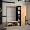 Obrazek Szafa Miro dąb craft/czarny mat