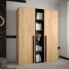 Obrazek Szafa Miro dąb craft/czarny mat