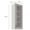 Obrazek Szafka kuchenna Stilo claygrey/biały 40GS-108 1F