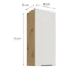 Obrazek Szafka kuchenna Aria-WH/AR anti fingerprint 40G-90 1F