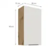 Obrazek Szafka kuchenna Aria-WH/AR anti fingerprint 50G-90 1F