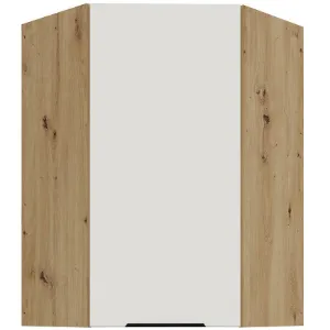 Obrazek Szafka kuchenna Aria-WH/AR anti fingerprint 60X60 GN-90 1F (45°)